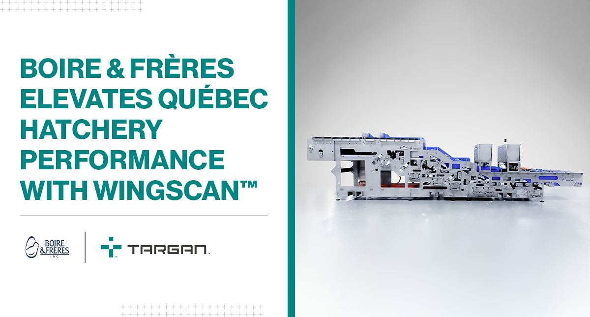 Boire & Frères elevates Québec hatchery performance with WingScan™ by TARGAN