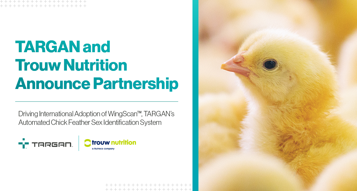 TARGAN secures first international placement with Trouw Nutrition North America